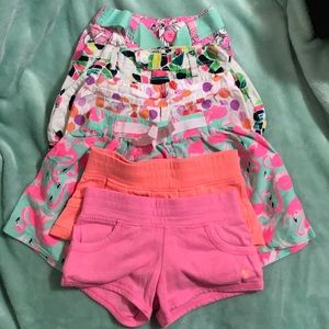 Lot of 6 mix lot of girls summer bottoms 2T